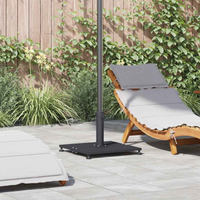 vidaXL Parasol Base Dark Grey 45 x 45 x 31 cm