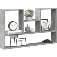 vidaXL Wall Shelf Concrete Grey 99x15x60 cm Engineered Wood