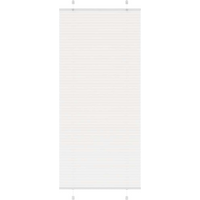 vidaXL Pleated Blind White 85x200 cm Fabric Width 84.4 cm Polyester