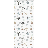 vidaXL Shower Roller Blind with Cassette 110x240 cm Fabric Width 106 cm