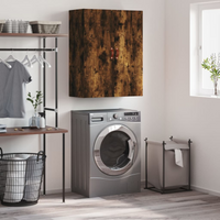 vidaXL Wall Mounted Cabinet Smoked Oak 69.5x34x90 cm