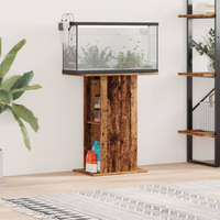vidaXL Aquarium Stand Old Wood 36x60.5x72.5 cm Engineered Wood