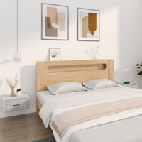 vidaXL Wall-mounted Bedside Cabinets 2 pcs Grey Sonoma 50x36x25 cm