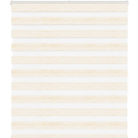 vidaXL Zebra Blind Marble Beige 125x150 cm Fabric Width 120.9 cm Polyester