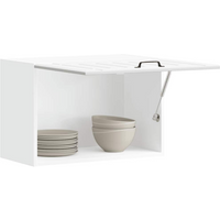 vidaXL Kitchen Wall Cabinet Lucca White Engineered Wood