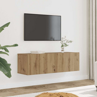 vidaXL TV Cabinets Wall-mounted 2 pcs Artisian Oak 100x30x30 cm