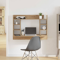vidaXL Wall-Mounted Desk Artisan oak 105 x 48 x 75 cm Engineered wood