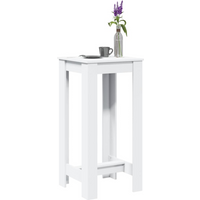 vidaXL Bar Table White 51x50x103.5 cm Engineered Wood