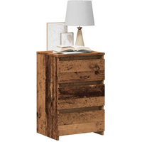 vidaXL Bedside Cabinet Old Wood 40x35x62.5 cm Engineered Wood