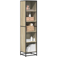 vidaXL Book Cabinet Sonoma Oak 40x35x170.5 cm Engineered Wood