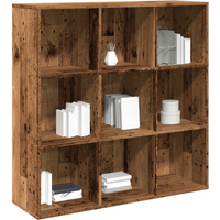 vidaXL Book Cabinet Old Wood 98x29x97.5 cm