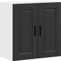 vidaXL Kitchen Wall Cabinet Porto Black Engineered Wood
