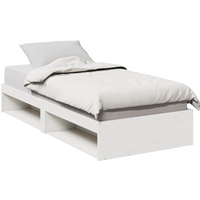 vidaXL Day Bed without Mattress White 90x190 cm Solid Wood Pine