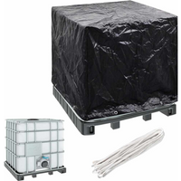 vidaXL IBC Container Cover 8 Eyelets 116x100x120 cm