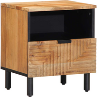 vidaXL Bedside Cabinet 40x33x46 cm Solid Wood Acacia