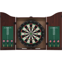 vidaXL Professional Dart Set with Dartboard and Cabinet Sisal Steel