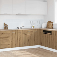 vidaXL Drawer Bottom Cabinet Lyon Artisan Oak 50x46x81.5 cm Engineered Wood