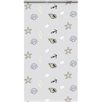 vidaXL Shower Roller Blind with Cassette 130x240 cm Fabric Width 126 cm