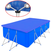 vidaXL Pool Cover PE Rectangular 90 g/sqm 400 x 207 cm