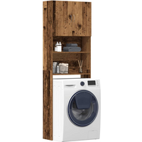vidaXL Washing Machine Cabinet Old Wood 64x24x190 cm Engineered Wood