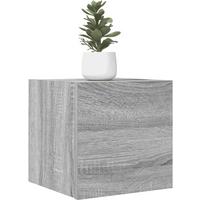 vidaXL Wall Mounted TV Cabinet Grey Sonoma 30.5x30x30 cm
