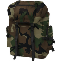 vidaXL Army-Style Backpack 65 L Camouflage
