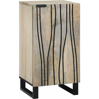 vidaXL Sideboard White 40 x 33 x 75 cm Solid mango wood