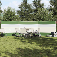 vidaXL Camping Windbreak Green 508x130 cm Waterproof