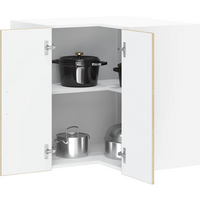 vidaXL Kitchen Wall Corner Cabinet "Porto" Sonoma Oak Engineered Wood
