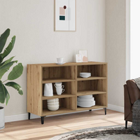 vidaXL Sideboard Artisan Oak 103.5x35x70 cm Engineered Wood