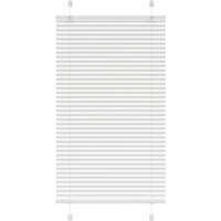 vidaXL Pleated Blind White 80x100 cm Fabric Width 79.4 cm Polyester
