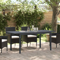 vidaXL Extension Table Anthracite 180 x 80 x 76 cm Steel