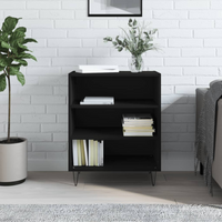 vidaXL Sideboard Black 57x35x70 cm Engineered Wood