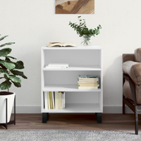 vidaXL Sideboard High Gloss White 57x35x70 cm Engineered Wood
