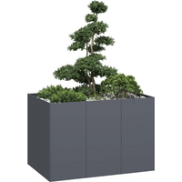 vidaXL Planter Anthracite 120x80x80 cm Steel