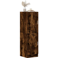 vidaXL Kitchen Cabinet Smoked Oak 38x41.5x131.5 cm Engineered Wood
