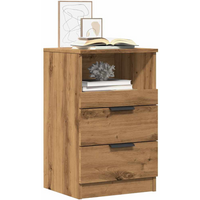 vidaXL Bedside Cabinet Artisan Oak 40x36x65 cm Engineered Wood