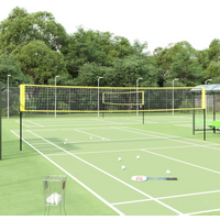 vidaXL Badminton Net Yellow and Black 600x155 cm PE Fabric