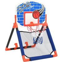vidaXL Children Basketball Set Multifunctional Floor and Wall