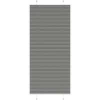 vidaXL Pleated Blind Anthracite 90x200 cm Fabric Width 89.4 cm Polyester