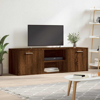 vidaXL TV Cabinet Brown Oak 120x34x37 cm Engineered Wood