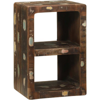 vidaXL TV Cabinet Multicolour 36 x 30 x 54 cm Solid Reclaim wood