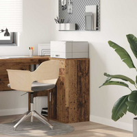 vidaXL Sideboard Old wood 38 x 34.5 x 75 cm Engineered wood