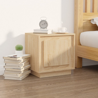 vidaXL Bedside Cabinet Sonoma Oak 44x35x45 cm Engineered Wood