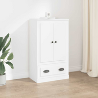 vidaXL Highboard White 60x35.5x103.5 cm Engineered Wood