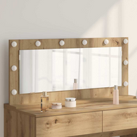 vidaXL Vanity Mirror with Mirror Artisan Oak 100 x 45 x 18 cm