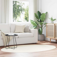 vidaXL Rug Folding Cream 140 x 200 cm Polyester