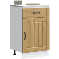 vidaXL Kitchen Base Cabinet Lucca Artisan Oak Engineered Wood