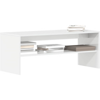 vidaXL TV Cabinet High Gloss White 100x40x40 cm Engineered Wood