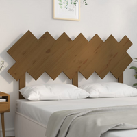 vidaXL Bed Headboard Honey Brown 141x3x80.5 cm Solid Wood Pine